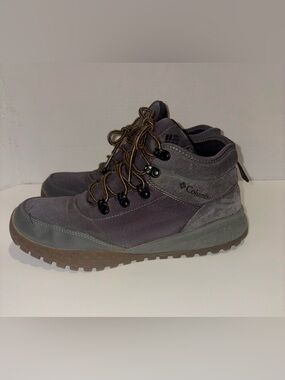 Columbia Men's Gray and Brown Hiking Boots